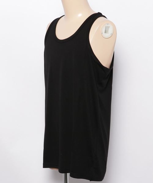 MinoriTY(マイノリティ)の「【MinoriTY】タンクトップ レギュラー丈 裾フラットタイプ レイヤード Tシャツ重ね着用 ノースリーブ メンズ(タンクトップ・メンズ・ホワイト/ライトグレー/ブラック/ピンク/モカ/ブラック×ホワイト/ラベンダー・M/L)」の17枚目の写真