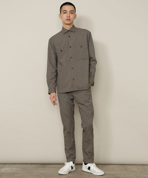 ADAM ET ROPE'（アダムエロペ）の「CARREMAN クラシックシャツ（シャツ/ブラウス・メンズ・スミクロ/ベージュ系その他2/ベージュ・M/L）」の15枚目の写真