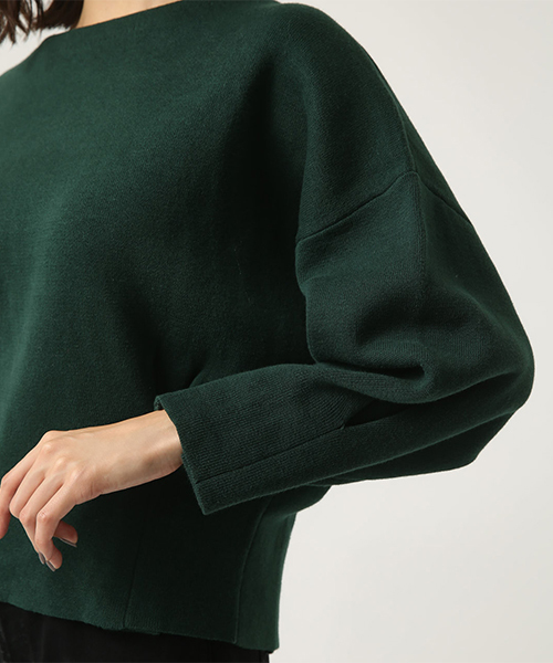 AZUL by moussy（アズールバイマウジー）の「タックスリーブスウェッタープルオーバー（ニット/セーター・レディース・ブラック/ダークグリーン/杢グレー・SMALL/MEDIUM）」の20枚目の写真