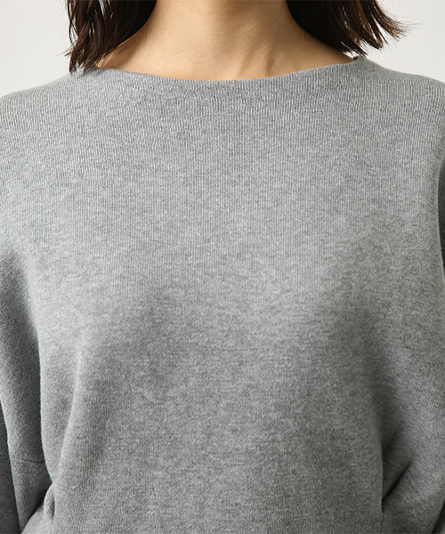 AZUL by moussy（アズールバイマウジー）の「タックスリーブスウェッタープルオーバー（ニット/セーター・レディース・ブラック/ダークグリーン/杢グレー・SMALL/MEDIUM）」の13枚目の写真