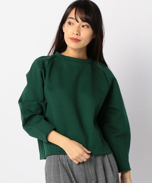 SHIPS(シップス)の「ロングスリーブトップス(Tシャツ/カットソー・レディース・ホワイト/ブラック/グリーン・ONE SIZE)」の3枚目の写真