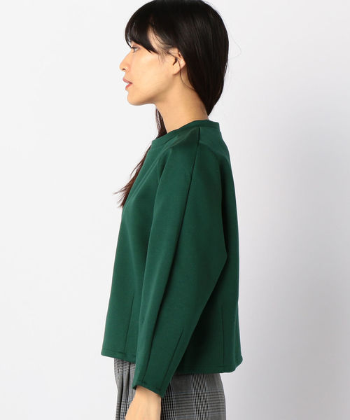 SHIPS(シップス)の「ロングスリーブトップス(Tシャツ/カットソー・レディース・ホワイト/ブラック/グリーン・ONE SIZE)」の5枚目の写真