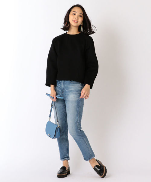 SHIPS(シップス)の「ロングスリーブトップス(Tシャツ/カットソー・レディース・ホワイト/ブラック/グリーン・ONE SIZE)」の7枚目の写真