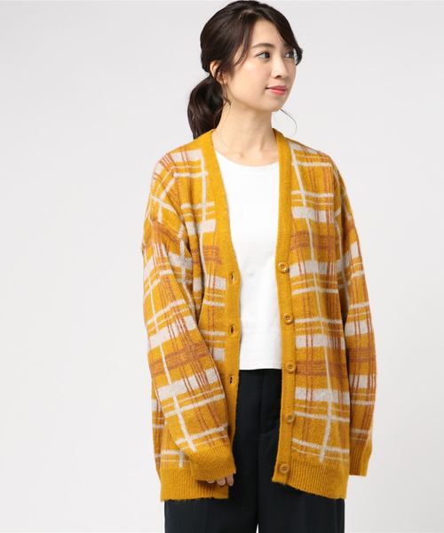 WEGO(ウィゴー)の「WEGO/シャギージャガードルーズカーディガン(カーディガン/ボレロ・レディース・アニマル/イエロー系その他3・FREE)」の11枚目の写真