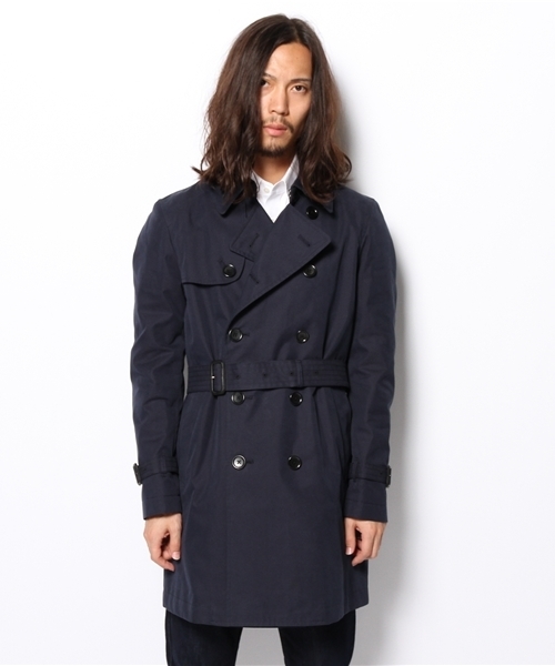 green label relaxing（グリーンレーベルリラクシング）の「T/C GABA トレンチコート（トレンチコート・メンズ・ベージュ/ネイビー・SMALL/MEDIUM/LARGE/X-LARGE）」の3枚目の写真