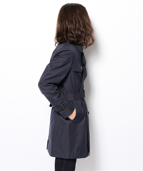 green label relaxing（グリーンレーベルリラクシング）の「T/C GABA トレンチコート（トレンチコート・メンズ・ベージュ/ネイビー・SMALL/MEDIUM/LARGE/X-LARGE）」の4枚目の写真