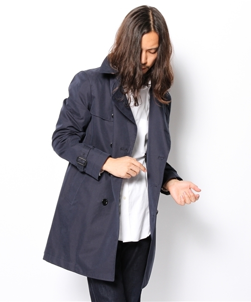 green label relaxing（グリーンレーベルリラクシング）の「T/C GABA トレンチコート（トレンチコート・メンズ・ベージュ/ネイビー・SMALL/MEDIUM/LARGE/X-LARGE）」の6枚目の写真