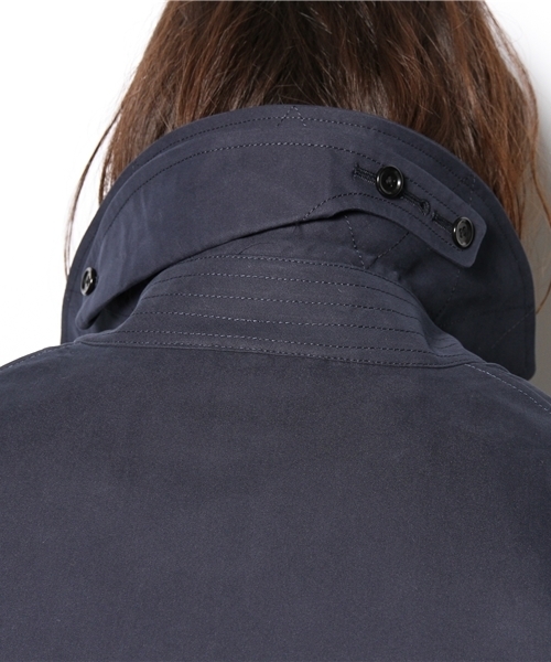 green label relaxing（グリーンレーベルリラクシング）の「T/C GABA トレンチコート（トレンチコート・メンズ・ベージュ/ネイビー・SMALL/MEDIUM/LARGE/X-LARGE）」の8枚目の写真