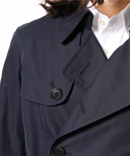 green label relaxing（グリーンレーベルリラクシング）の「T/C GABA トレンチコート（トレンチコート・メンズ・ベージュ/ネイビー・SMALL/MEDIUM/LARGE/X-LARGE）」の11枚目の写真