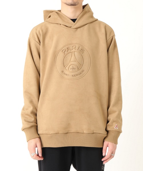 パリサンジェルマン EDIFICE ベージュ キャメル ベロアパーカー サッカー EDIFICE（エディフィス）の「PSG × EDIFICE パリサンジェルマン FAKE.S
