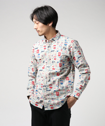 KIWIJUNGLE 19HOLIDAY LS SHIRTS/キウイジャングル総柄シャツ長袖