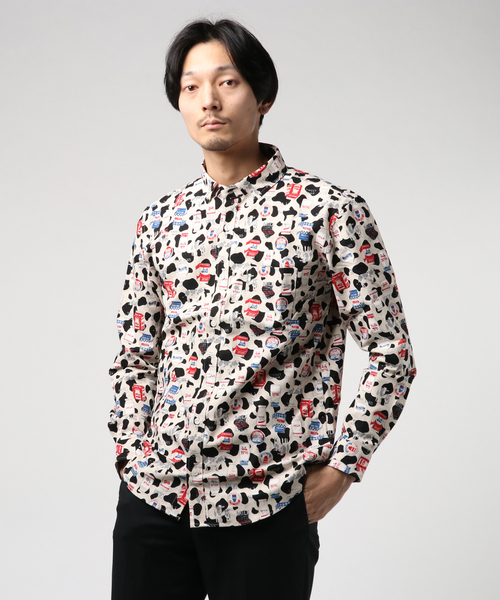 rovtski（ロフトスキー）の「KIWIJUNGLE 19HOLIDAY LS SHIRTS/キウイジャングル総柄シャツ長袖（シャツ/ブラウス・メンズ・その他/その他1/その他2/その他3/その他4/その他5/その他6/その他7/その他8/その他9/その他10/その他11/その他12/その他13/その他14/その他15・MEDIUM/LARGE）」の8枚目の写真
