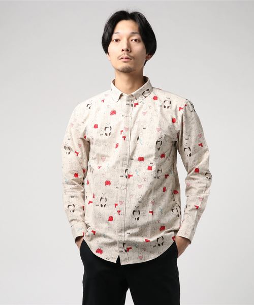 rovtski（ロフトスキー）の「KIWIJUNGLE 19HOLIDAY LS SHIRTS/キウイジャングル総柄シャツ長袖（シャツ/ブラウス・メンズ・その他/その他1/その他2/その他3/その他4/その他5/その他6/その他7/その他8/その他9/その他10/その他11/その他12/その他13/その他14/その他15・MEDIUM/LARGE）」の9枚目の写真