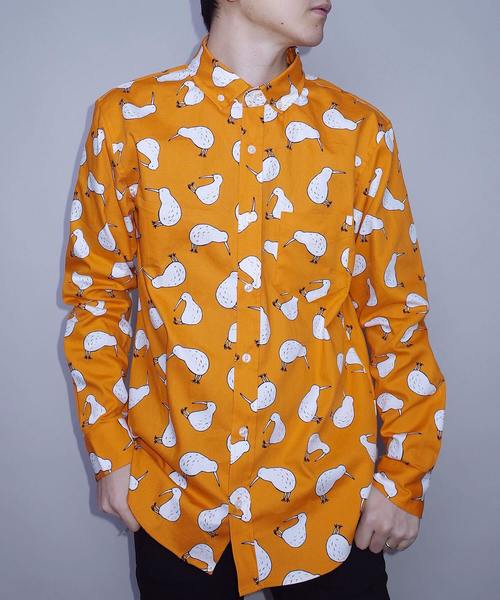 rovtski（ロフトスキー）の「KIWIJUNGLE 19HOLIDAY LS SHIRTS/キウイジャングル総柄シャツ長袖（シャツ/ブラウス・メンズ・その他/その他1/その他2/その他3/その他4/その他5/その他6/その他7/その他8/その他9/その他10/その他11/その他12/その他13/その他14/その他15・MEDIUM/LARGE）」の3枚目の写真