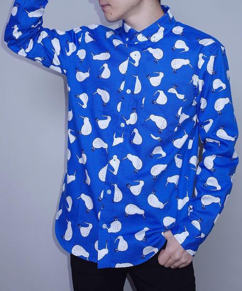 rovtski（ロフトスキー）の「KIWIJUNGLE 19HOLIDAY LS SHIRTS/キウイジャングル総柄シャツ長袖（シャツ/ブラウス・メンズ・その他/その他1/その他2/その他3/その他4/その他5/その他6/その他7/その他8/その他9/その他10/その他11/その他12/その他13/その他14/その他15・MEDIUM/LARGE）」の4枚目の写真