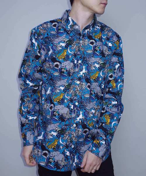 rovtski（ロフトスキー）の「KIWIJUNGLE 19HOLIDAY LS SHIRTS/キウイジャングル総柄シャツ長袖（シャツ/ブラウス・メンズ・その他/その他1/その他2/その他3/その他4/その他5/その他6/その他7/その他8/その他9/その他10/その他11/その他12/その他13/その他14/その他15・MEDIUM/LARGE）」の7枚目の写真