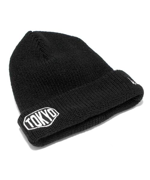 オンスポッツ別注 ニューエラ ニット帽 カフ Tokyo ブラック New Era ニットキャップ ビーニー New Era ニューエラ のファッション通販 Zozotown