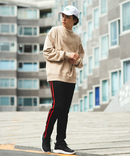 WEGO（ウィゴー）の「WEGO/カラービッグシルエットプルオーバー（スウェット・メンズ・ホワイト/ブラック/ベージュ/ネイビー/ピンク/ライトパープル・SMALL/MEDIUM/LARGE/X-SMALL）」の10枚目の写真