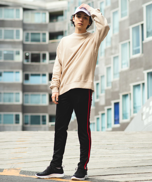 WEGO（ウィゴー）の「WEGO/カラービッグシルエットプルオーバー（スウェット・メンズ・ホワイト/ブラック/ベージュ/ネイビー/ピンク/ライトパープル・SMALL/MEDIUM/LARGE/X-SMALL）」の11枚目の写真