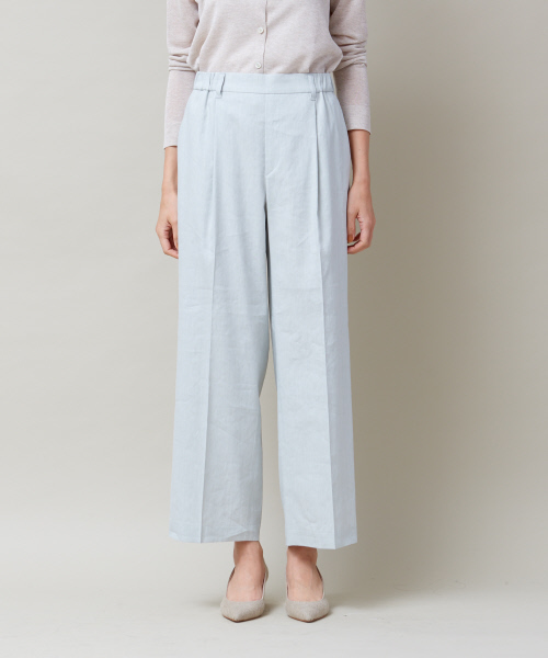 qualite(カリテ)の「〈ITALY〉リネンレーヨンワイドパンツ(その他パンツ・レディース・ブラック/ライトグレー/ベージュ/グリーン・34/36/40/38)」の5枚目の写真