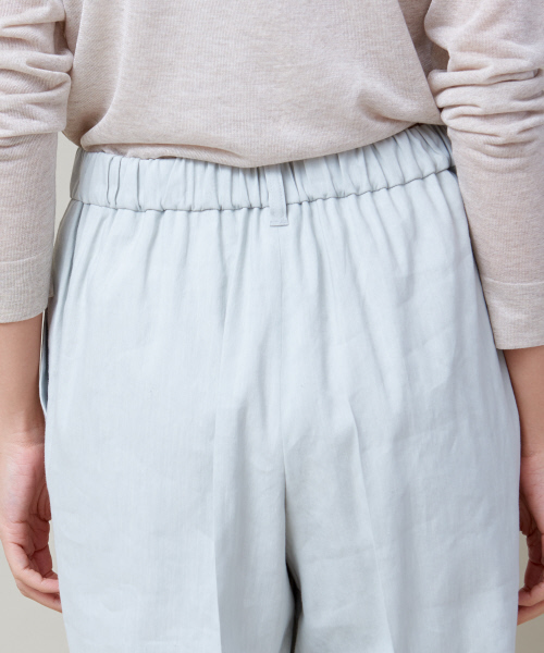 qualite(カリテ)の「〈ITALY〉リネンレーヨンワイドパンツ(その他パンツ・レディース・ブラック/ライトグレー/ベージュ/グリーン・34/36/40/38)」の9枚目の写真