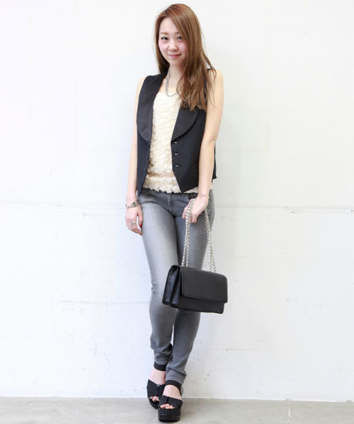 MIDWEST(ミッドウエスト)の「ROBERT CLERGERIE クロスゴムウェッジサンダル(サンダル・レディース・ブラック・36/37/38)」の19枚目の写真