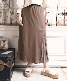 one after another NICE CLAUP | プリーツ重ねワッフルミディスカート(スカート)