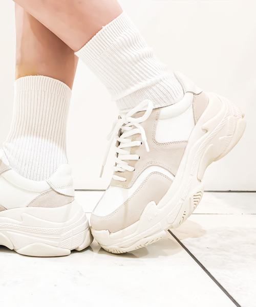 Narcissus(ナルシス)の「【Narcissus】ヌーディスニーカー(スニーカー・レディース・ホワイト・38/35/36/37)」の6枚目の写真