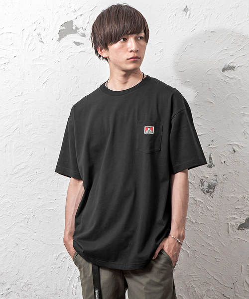 MinoriTY（マイノリティ）の「【BEN DAVIS】ビッグシルエットポケットT（Tシャツ/カットソー・メンズ・ホワイト/ブラック/レッド/イエロー/ブルーグレー・M）」の3枚目の写真