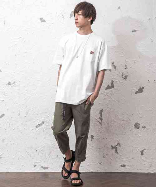 MinoriTY（マイノリティ）の「【BEN DAVIS】ビッグシルエットポケットT（Tシャツ/カットソー・メンズ・ホワイト/ブラック/レッド/イエロー/ブルーグレー・M）」の18枚目の写真