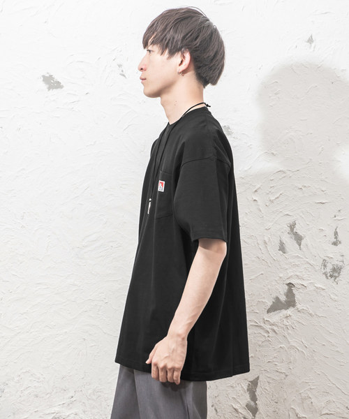 MinoriTY（マイノリティ）の「【BEN DAVIS】ビッグシルエットポケットT（Tシャツ/カットソー・メンズ・ホワイト/ブラック/レッド/イエロー/ブルーグレー・M）」の10枚目の写真