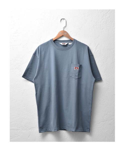 MinoriTY（マイノリティ）の「【BEN DAVIS】ビッグシルエットポケットT（Tシャツ/カットソー・メンズ・ホワイト/ブラック/レッド/イエロー/ブルーグレー・M）」の13枚目の写真