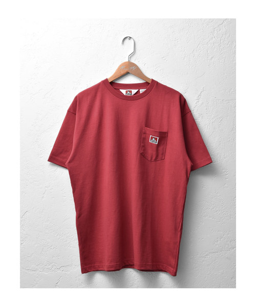 MinoriTY（マイノリティ）の「【BEN DAVIS】ビッグシルエットポケットT（Tシャツ/カットソー・メンズ・ホワイト/ブラック/レッド/イエロー/ブルーグレー・M）」の9枚目の写真