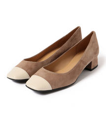 STATUS | STATUS:バイカラースクエアパンプス(その他シューズ)