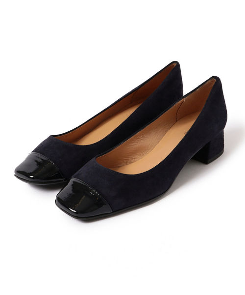 STATUS（ステイタス）の「STATUS:バイカラースクエアパンプス（その他シューズ・レディース・ベージュ系その他/ブラウン/ネイビー・55/60/65/70/75/80）」の3枚目の写真