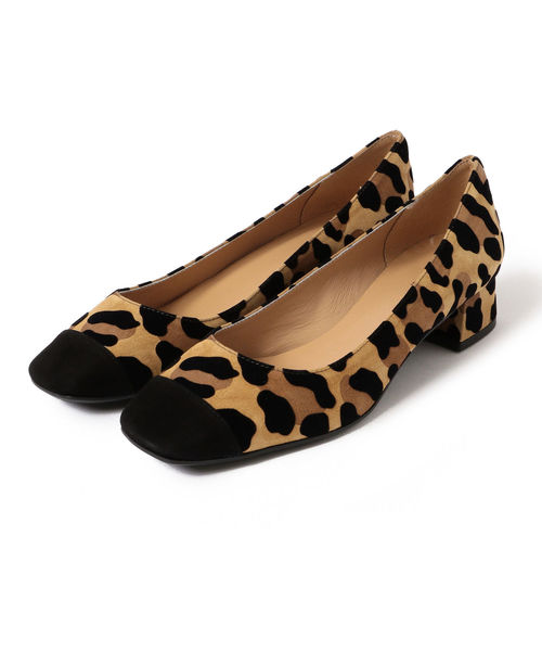 STATUS（ステイタス）の「STATUS:バイカラースクエアパンプス（その他シューズ・レディース・ベージュ系その他/ブラウン/ネイビー・55/60/65/70/75/80）」の2枚目の写真