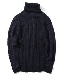 THISIS（ディスイズ）の「アラン編み タートルネックセーター（ニット/セーター）」