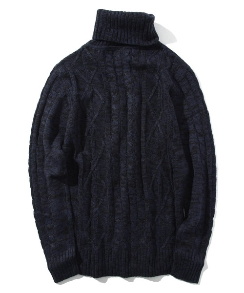 アラン編み タートルネックセーター（ニット/セーター）｜THISIS