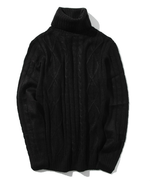 アラン編み タートルネックセーター（ニット/セーター）｜THISIS