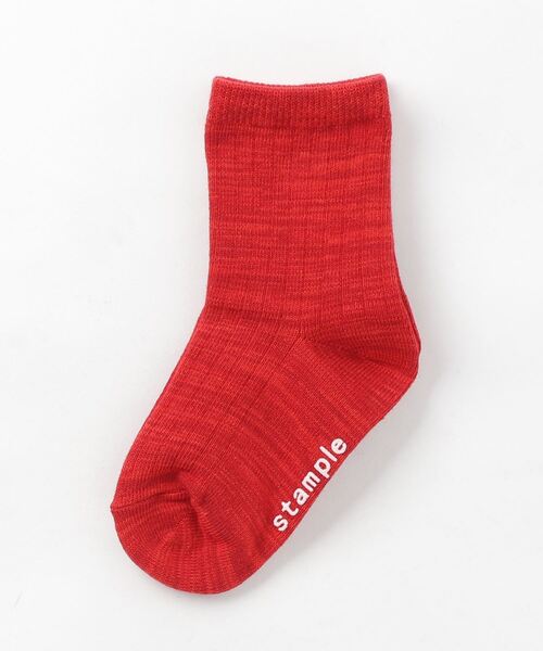 stample(スタンプル)の「スタンプル スタンダード クルーソックス(ソックス/靴下・キッズ・ネイビー/レッド/オリーブ/ブルー/アイボリー/マスタード/杢グレー/ワイン/グレイッシュブルー/チャコール・LL/S/M/L)」の9枚目の写真