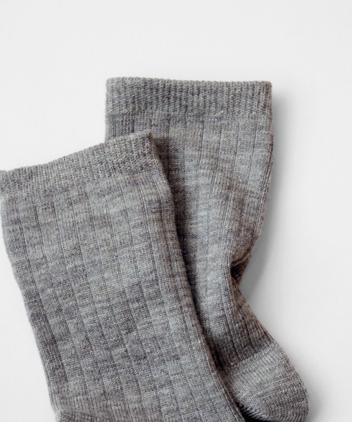 stample(スタンプル)の「スタンプル スタンダード クルーソックス(ソックス/靴下・キッズ・ネイビー/レッド/オリーブ/ブルー/アイボリー/マスタード/杢グレー/ワイン/グレイッシュブルー/チャコール・LL/S/M/L)」の13枚目の写真