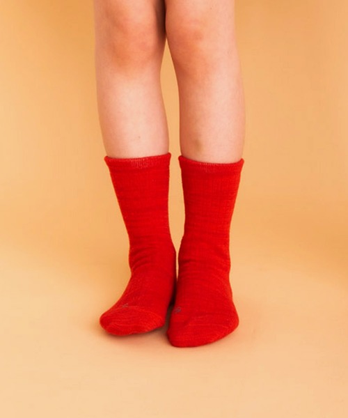 stample(スタンプル)の「スタンプル スタンダード クルーソックス(ソックス/靴下・キッズ・ネイビー/レッド/オリーブ/ブルー/アイボリー/マスタード/杢グレー/ワイン/グレイッシュブルー/チャコール・LL/S/M/L)」の11枚目の写真