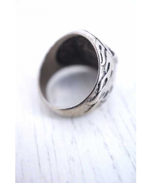 ハーレーダビッドソン ロゴ ビンテージ リング 18-19号 Harley 指輪 ヴィンテージ シルバー925 ハーレーダビッドソン リング 18号 13g