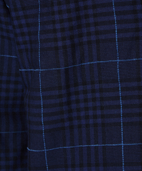 ABAHOUSE GRAY(アバハウスグレイ)の「※モールチェックバンドカラーシャツ(シャツ/ブラウス・メンズ・ベージュ/ネイビー・46/48/50)」の14枚目の写真