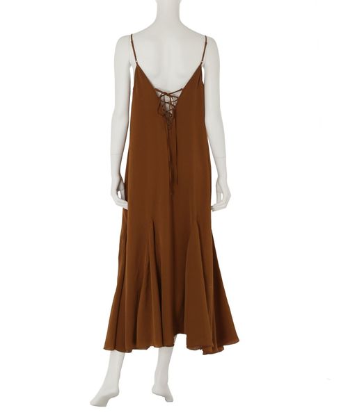 Ungrid(アングリッド)の「ヴィンテージサテンキャミワンピース(ワンピース・レディース・パープル/ブラウン/グリーン・FREE)」の10枚目の写真