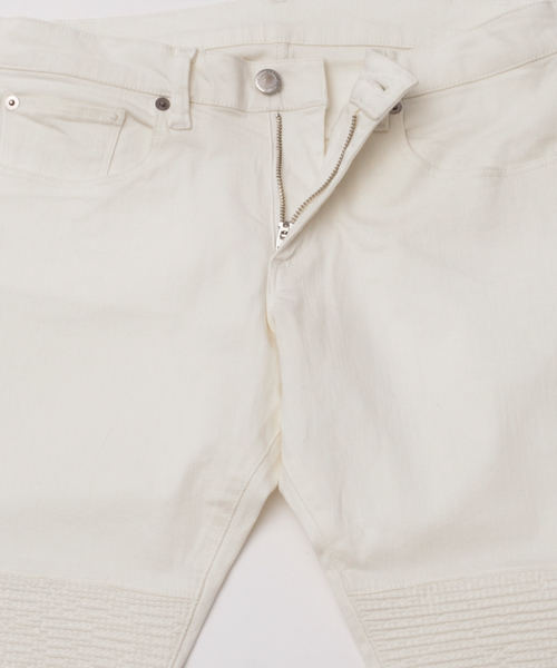 MONKEY TIME（モンキータイム）の「MT ∴ ツイル バイカー ジェギンス/パンツ §◇（その他パンツ・メンズ・ホワイト/ブラック・SMALL/LARGE/MEDIUM/X-LARGE）」の4枚目の写真