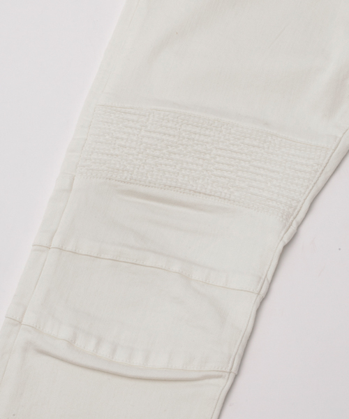 MONKEY TIME（モンキータイム）の「MT ∴ ツイル バイカー ジェギンス/パンツ §◇（その他パンツ・メンズ・ホワイト/ブラック・SMALL/LARGE/MEDIUM/X-LARGE）」の5枚目の写真