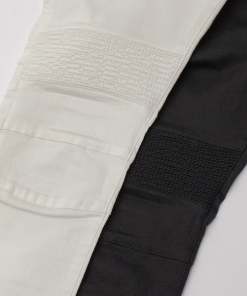 MONKEY TIME（モンキータイム）の「MT ∴ ツイル バイカー ジェギンス/パンツ §◇（その他パンツ・メンズ・ホワイト/ブラック・SMALL/LARGE/MEDIUM/X-LARGE）」の8枚目の写真