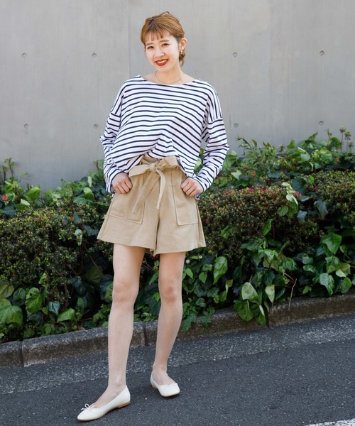 flower（フラワー）の「フラッフショートパンツ（その他パンツ・レディース・ベージュ/アイボリー・FREE）」の6枚目の写真