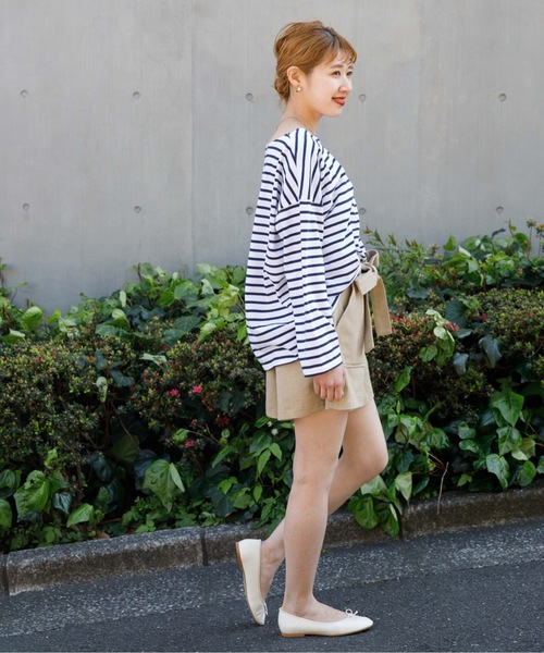 flower（フラワー）の「フラッフショートパンツ（その他パンツ・レディース・ベージュ/アイボリー・FREE）」の7枚目の写真